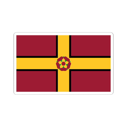 Flag of Northamptonshire (England) STICKER Vinyl Kiss-Cut Decal
