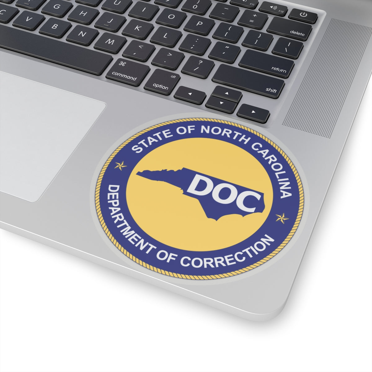 Seal of the North Carolina Department of Correction - STICKER Vinyl Kiss-Cut Decal