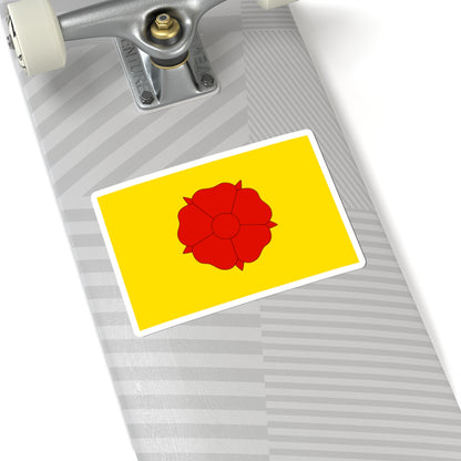 Flag of Sørum (Norway) STICKER Vinyl Kiss-Cut Decal