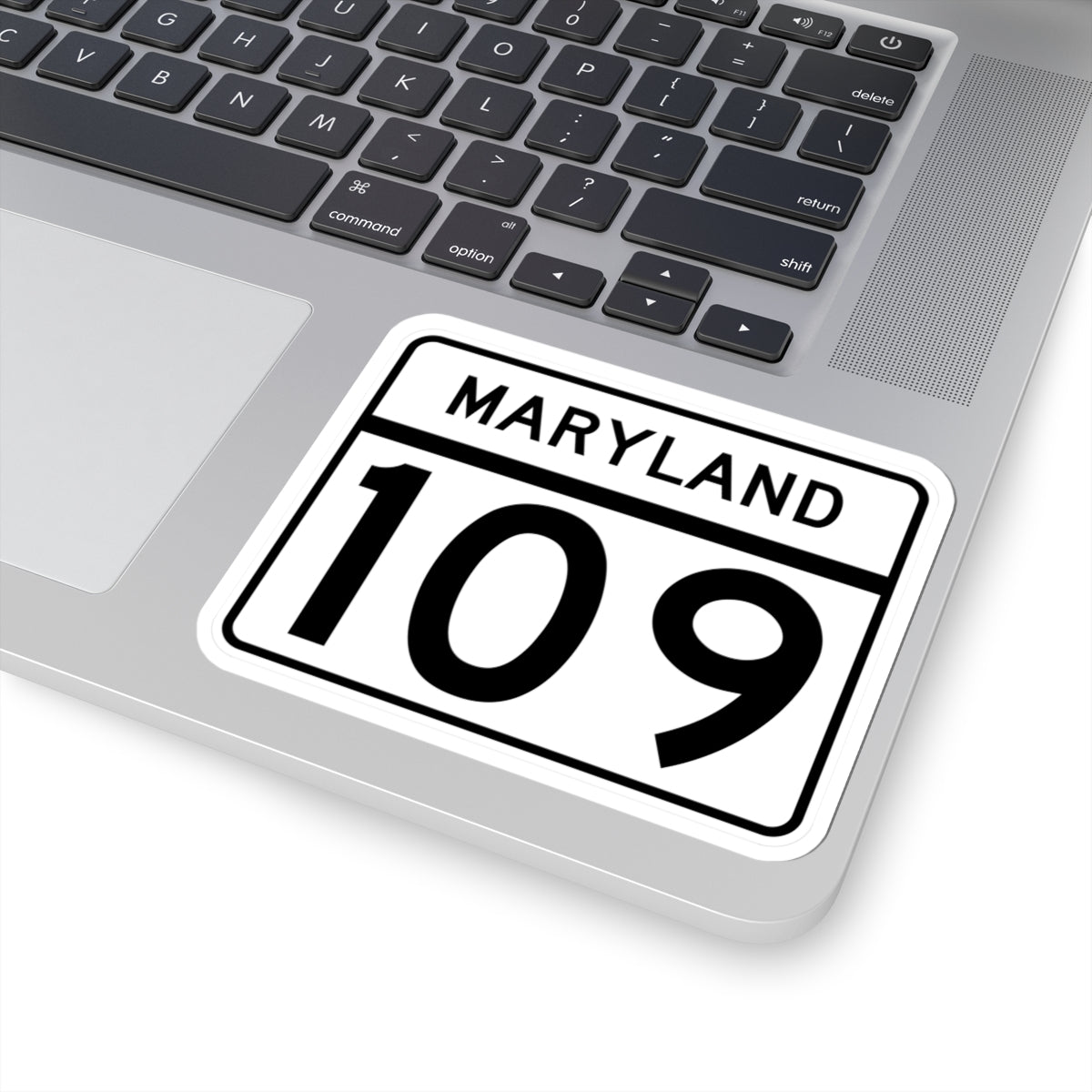 MD Route 109 (Maryland) (Road Sign) STICKER Vinyl Kiss-Cut Decal