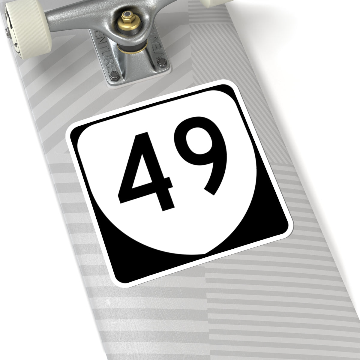 Virginia 49 (Virginia) (Road Sign) STICKER Vinyl Kiss-Cut Decal