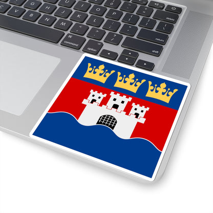 Jonkopings lan vapenflagga (Sweden) STICKER Vinyl Kiss-Cut Decal