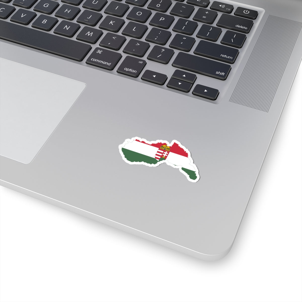Flag-map of Hungary 1940-1941 (Hungary) STICKER Vinyl Kiss-Cut Decal