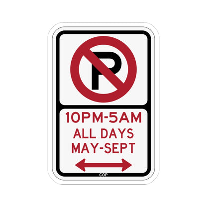PBOT Road sign P1191D (Oregon) (Road Sign) STICKER Vinyl Kiss-Cut Decal