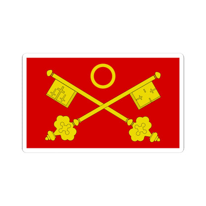 Saint Peter Westminster Abbey Flag (England) STICKER Vinyl Kiss-Cut Decal