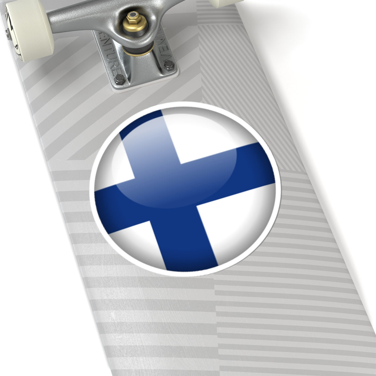 Flag orb Finland (Finland) STICKER Vinyl Kiss-Cut Decal