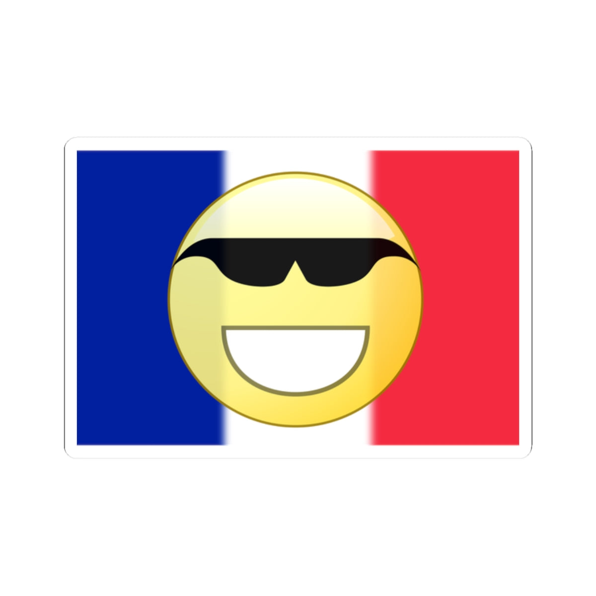 Flag of France bling-bling (France) STICKER Vinyl Kiss-Cut Decal