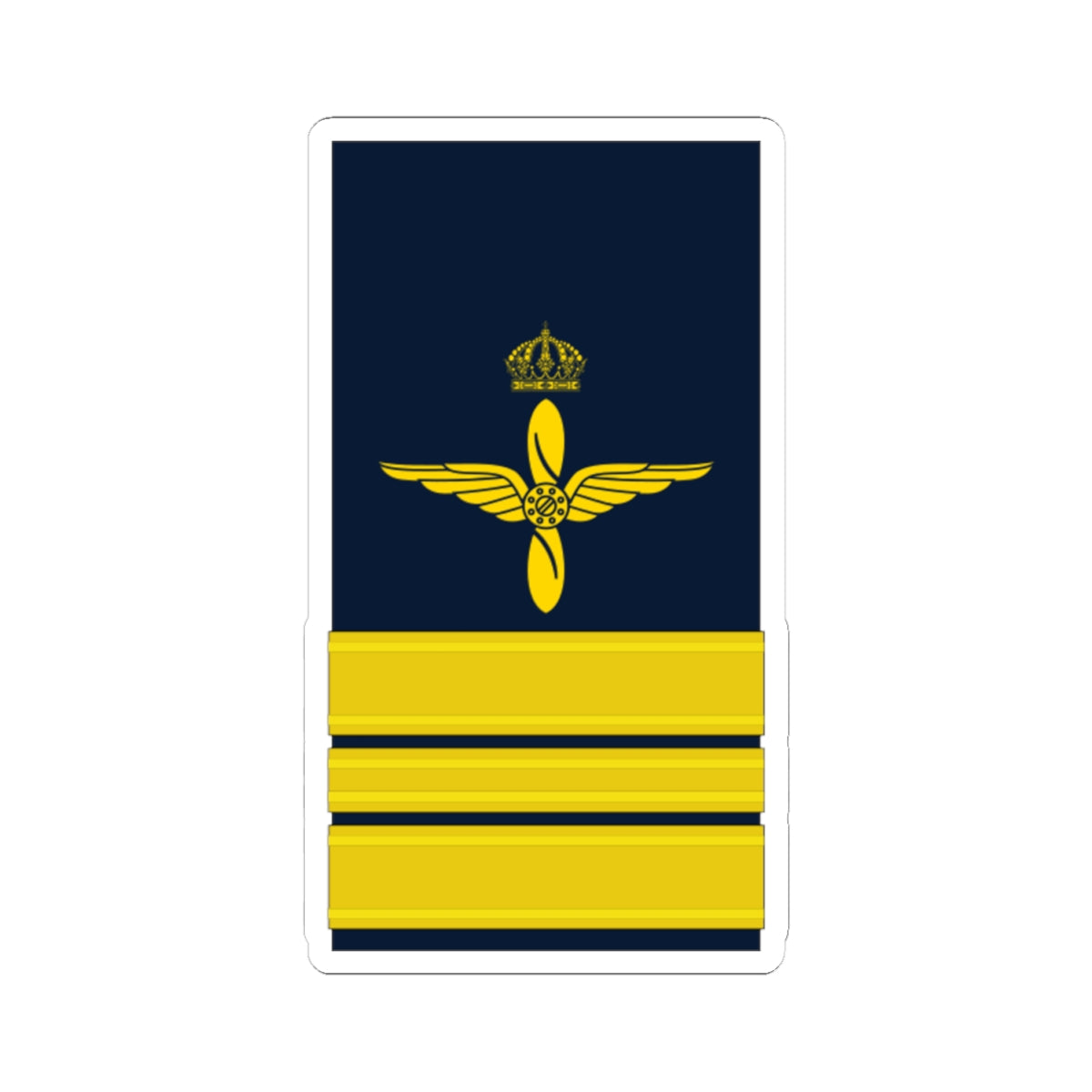 OF 3 Major FV hylsa (Sweden) (Military Rank) STICKER Vinyl Kiss-Cut Decal