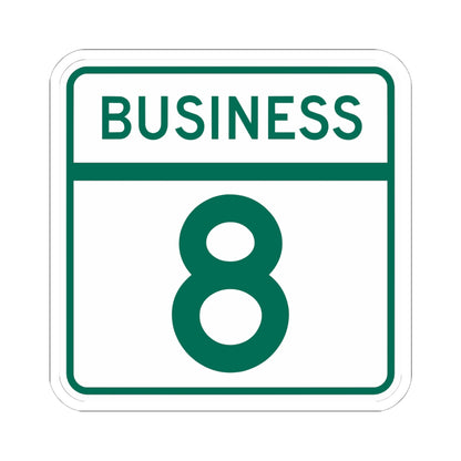 MD Route 8 Business (Maryland) (Road Sign) STICKER Vinyl Kiss-Cut Decal