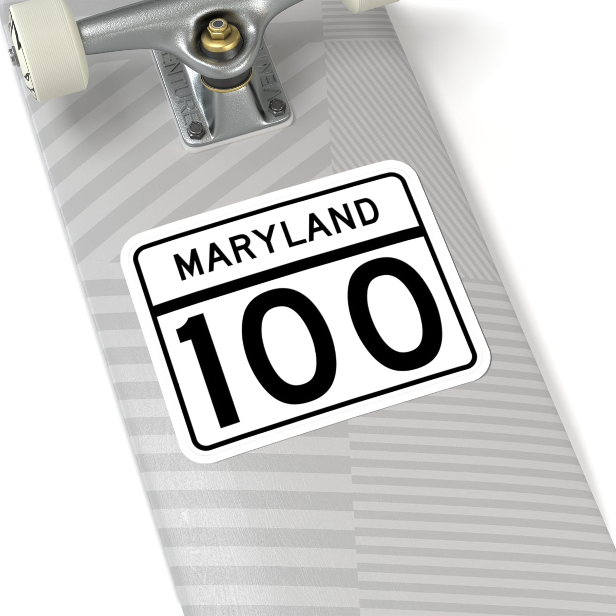 MD Route 100 (Maryland) (Road Sign) STICKER Vinyl Kiss-Cut Decal