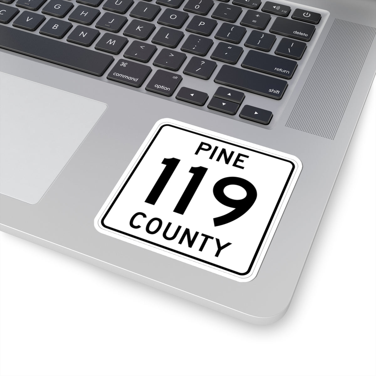 Pine County Route 119 MN (Minnesota) (Road Sign) STICKER Vinyl Kiss-Cut Decal