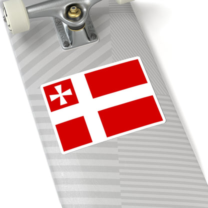 Flag of Volyn Oblast 7-5 (Ukraine) STICKER Vinyl Kiss-Cut Decal