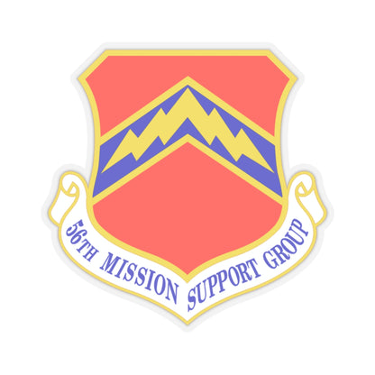 56th Mission Support Group (U.S. Air Force) STICKER Vinyl Kiss-Cut Decal-2 Inch-Transparent-The Sticker Space