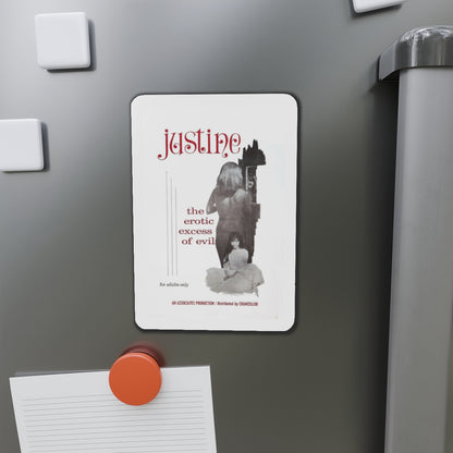 JUSTINE 1980 Movie Poster - Refrigerator Magnet-The Sticker Space