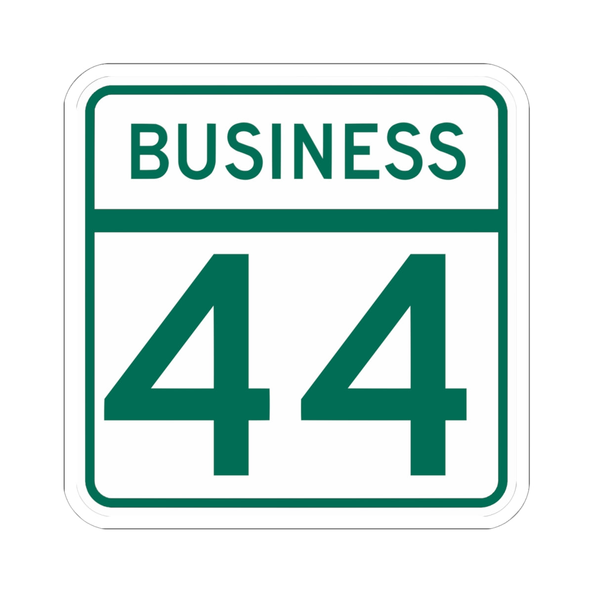 MD Route 44 Business (Maryland) (Road Sign) STICKER Vinyl Kiss-Cut Decal
