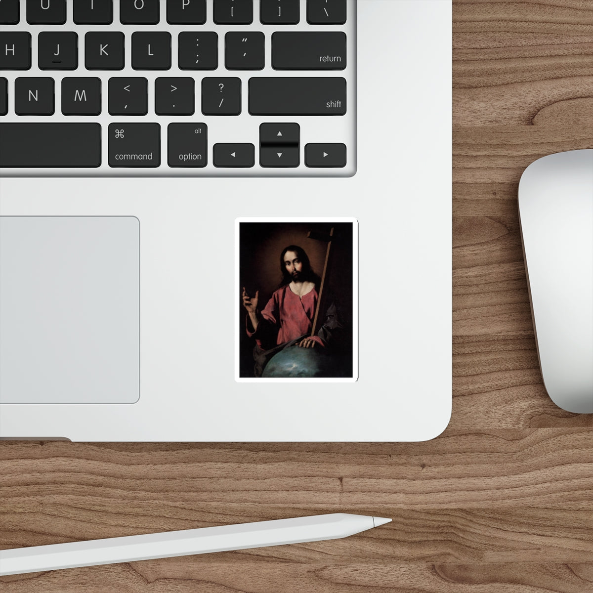 ZURBARAN, Francisco de - Christ Blessing (Artwork) STICKER Vinyl Die-Cut Decal