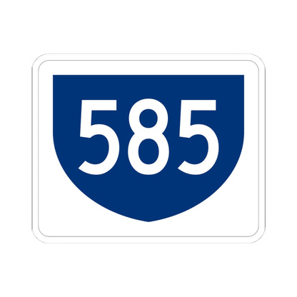 PR primary 585 (Puerto Rico) (Road Sign) STICKER Vinyl Kiss-Cut Decal