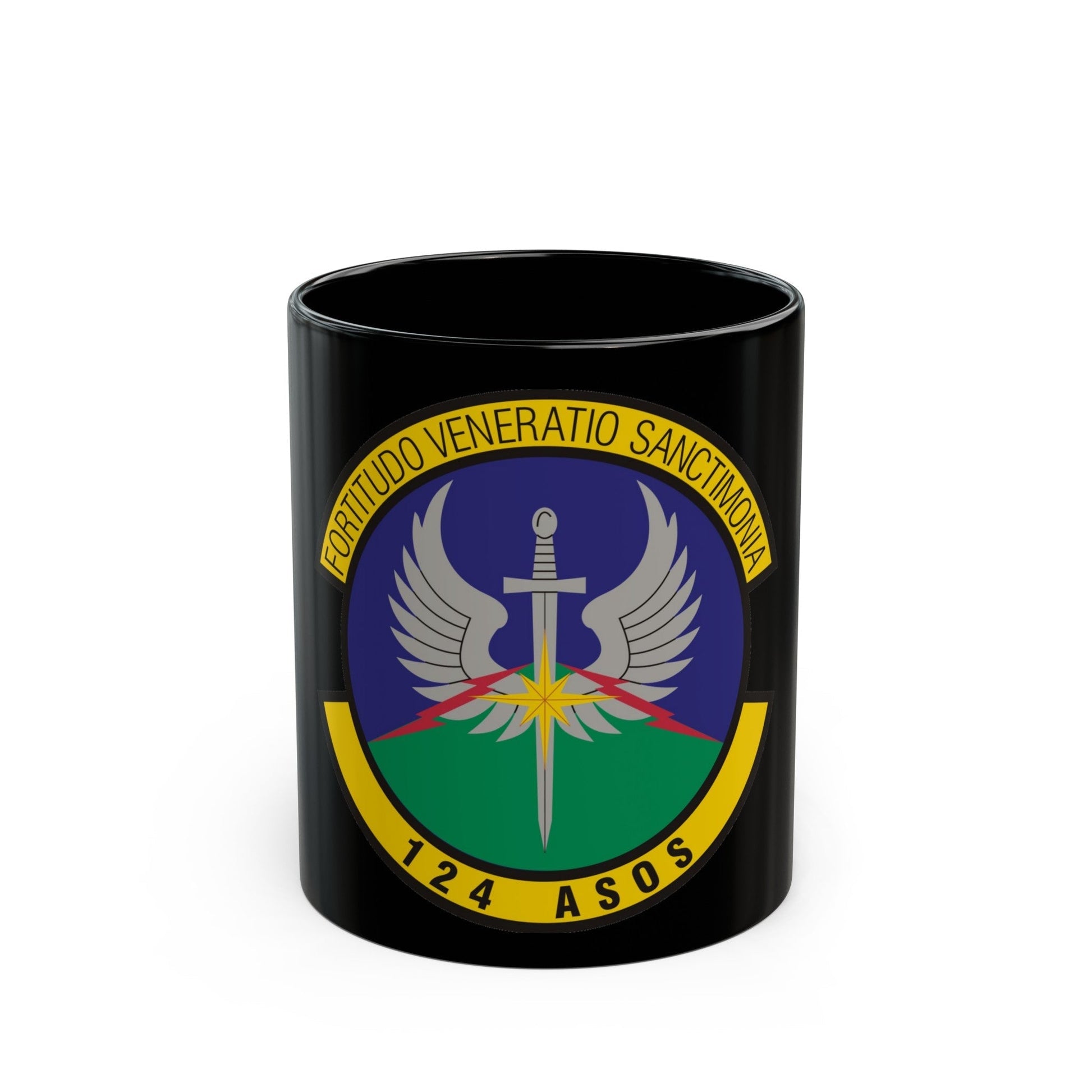 124th Air Support Operations Squadron (U.S. Air Force) Black Coffee Mug-11oz-The Sticker Space