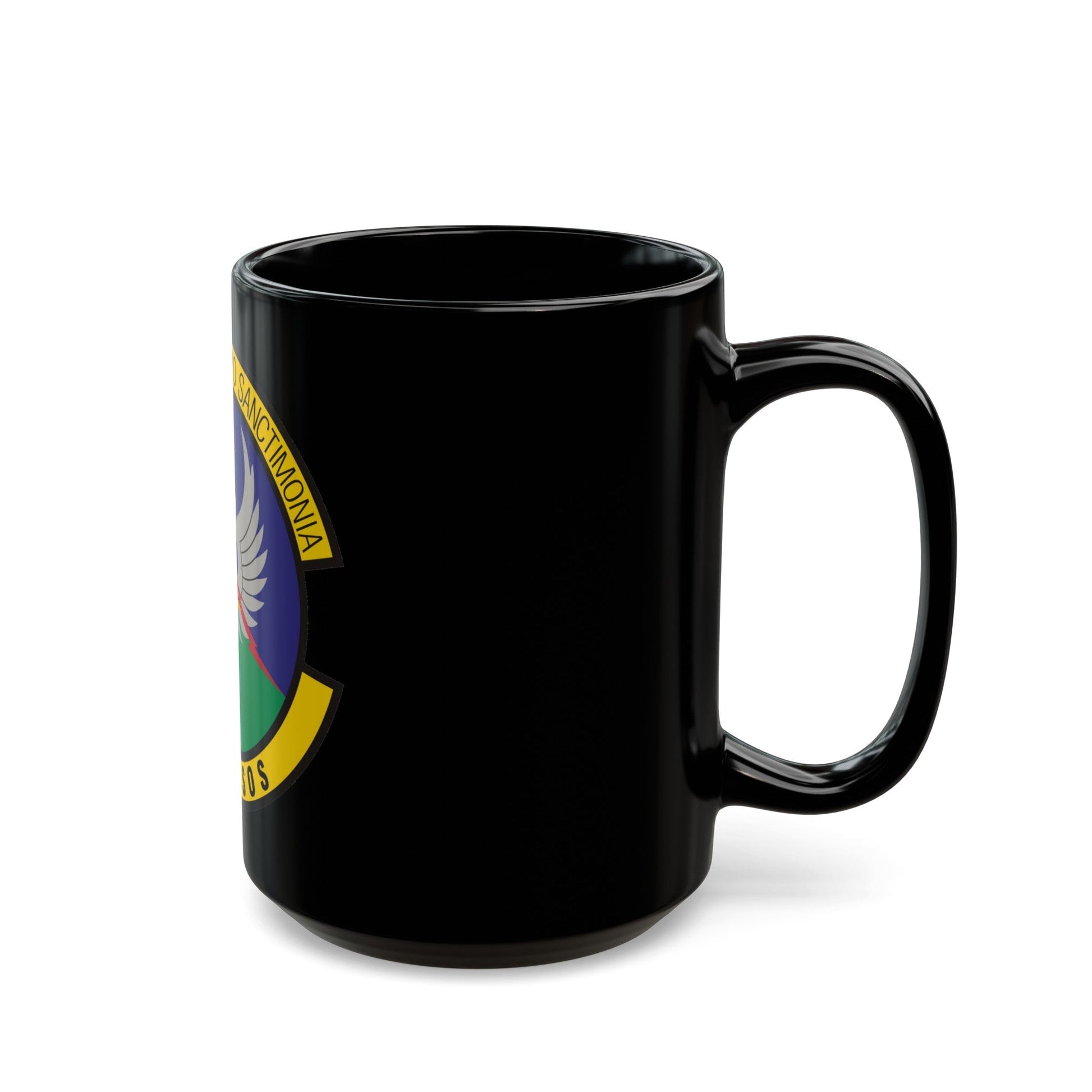 124th Air Support Operations Squadron (U.S. Air Force) Black Coffee Mug-The Sticker Space