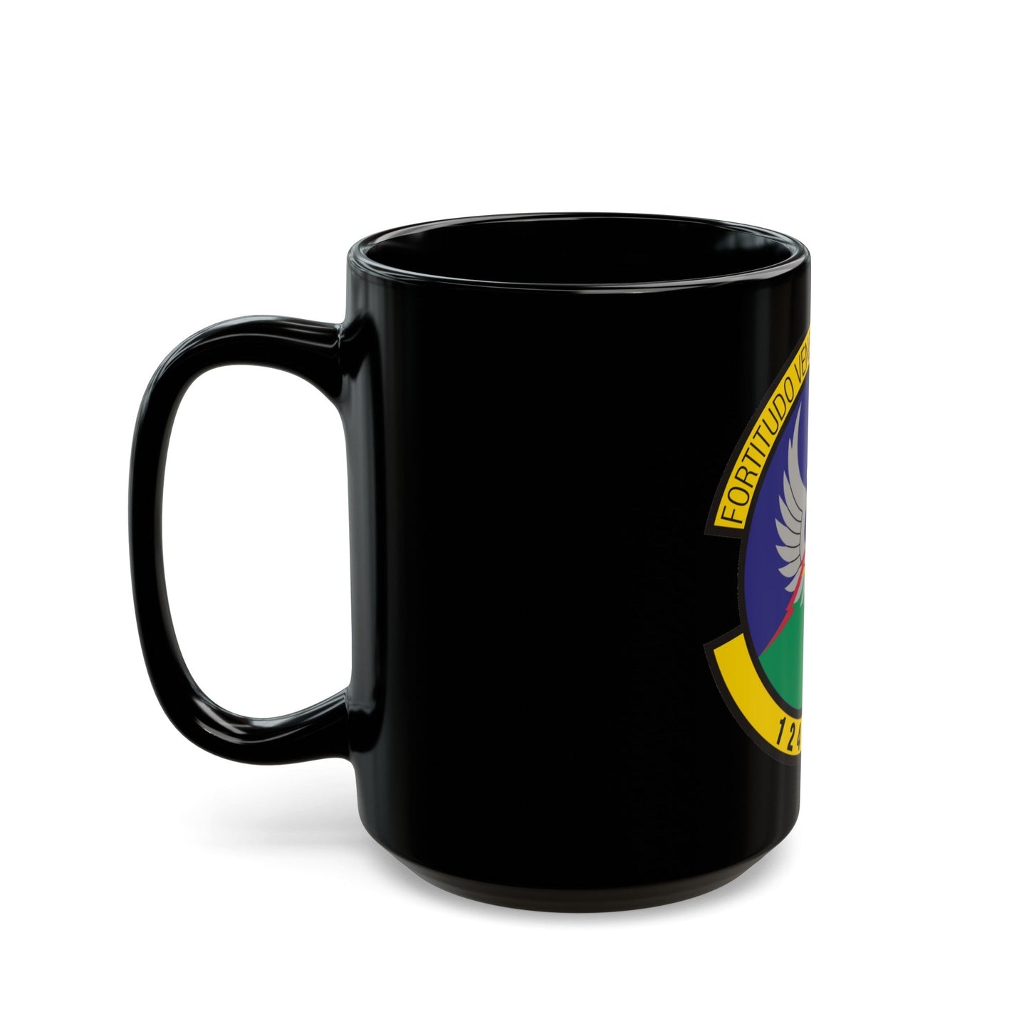 124th Air Support Operations Squadron (U.S. Air Force) Black Coffee Mug-The Sticker Space