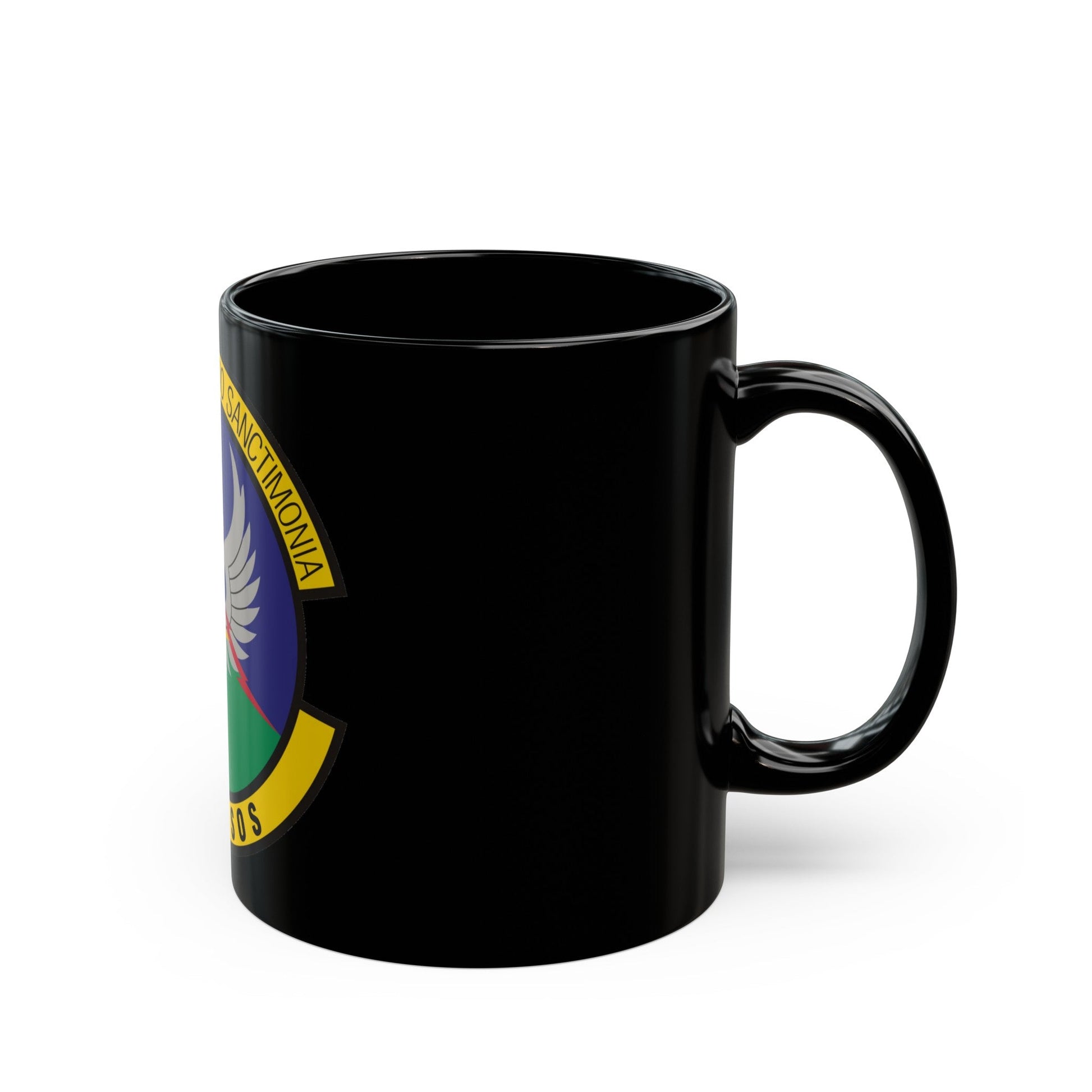 124th Air Support Operations Squadron (U.S. Air Force) Black Coffee Mug-The Sticker Space