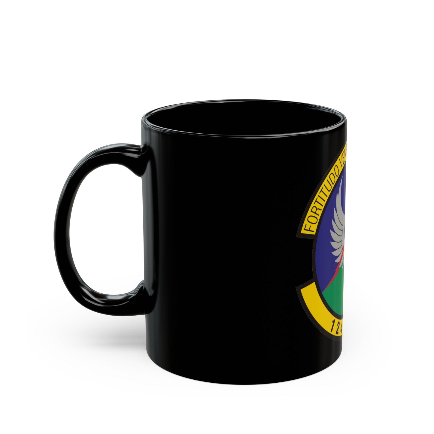 124th Air Support Operations Squadron (U.S. Air Force) Black Coffee Mug-The Sticker Space