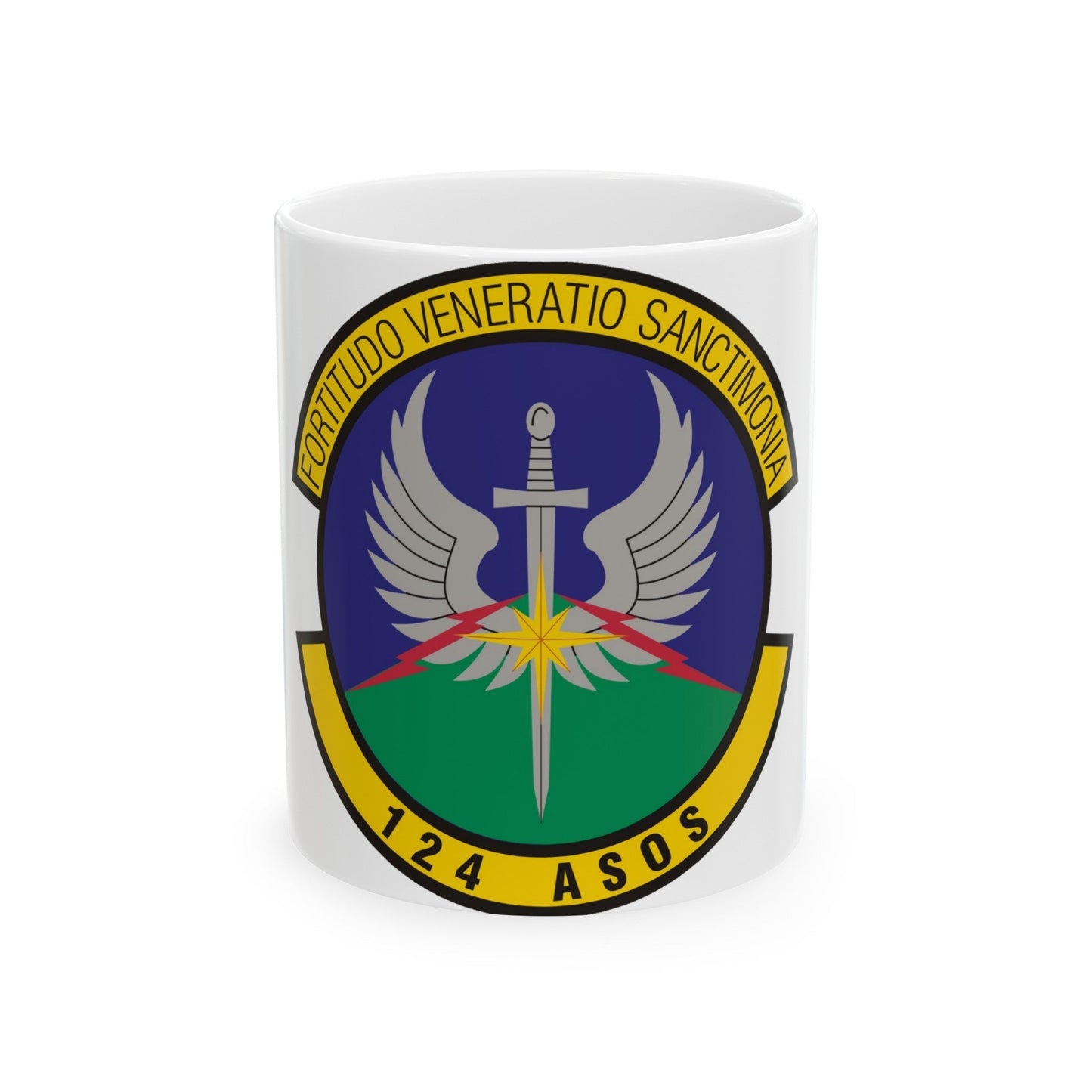 124th Air Support Operations Squadron (U.S. Air Force) White Coffee Mug-11oz-The Sticker Space