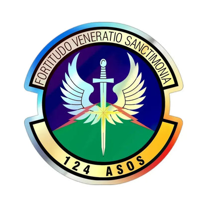 124th Air Support Operations Squadron (U.S. Air Force) Holographic STICKER Die-Cut Vinyl Decal - The Sticker Space