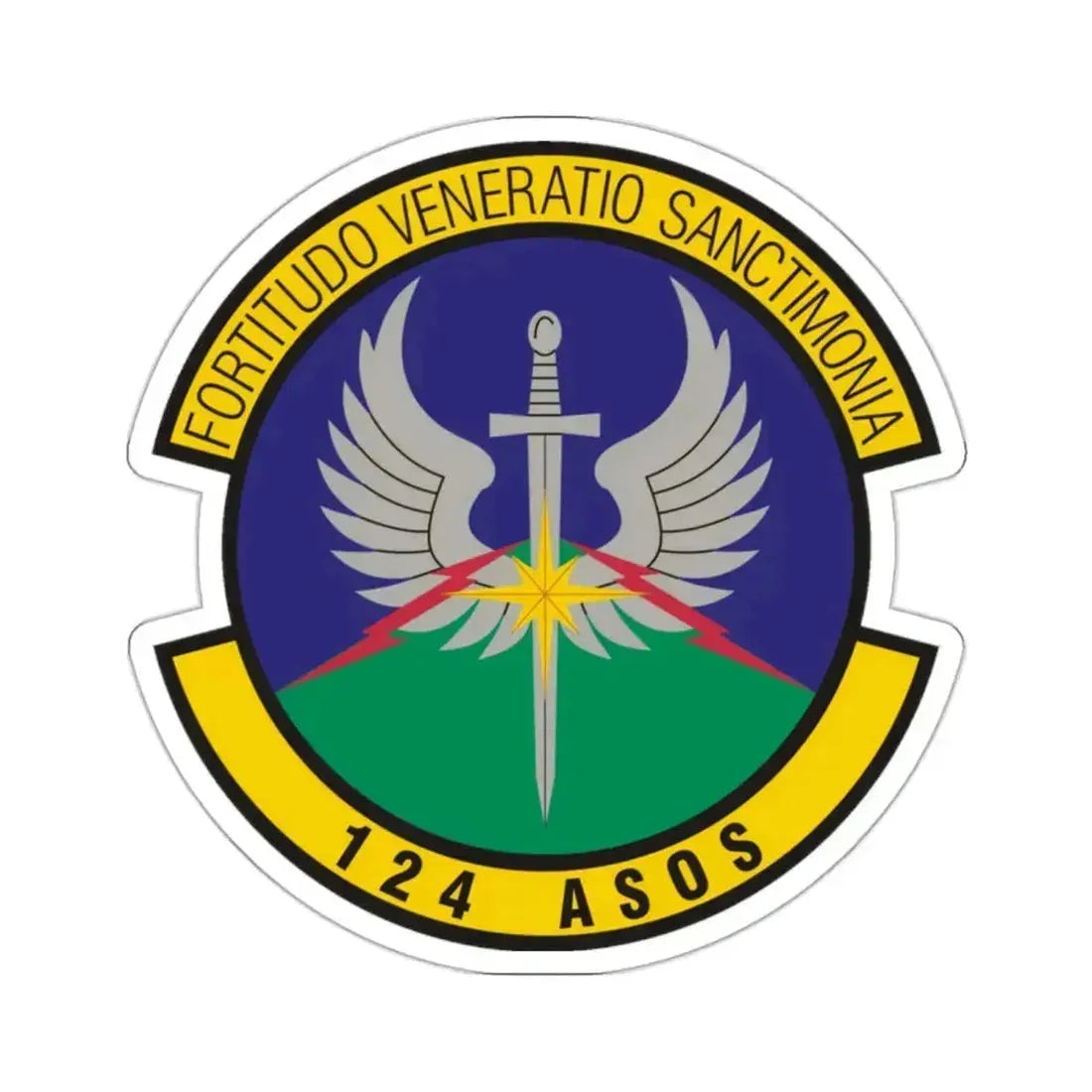 124th Air Support Operations Squadron (U.S. Air Force) STICKER Vinyl Die-Cut Decal 2 Inch - The Sticker Space