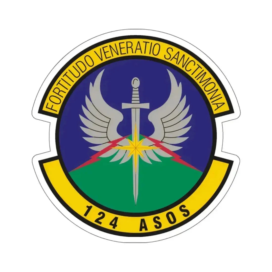 124th Air Support Operations Squadron (U.S. Air Force) STICKER Vinyl Die-Cut Decal 6 Inch - The Sticker Space