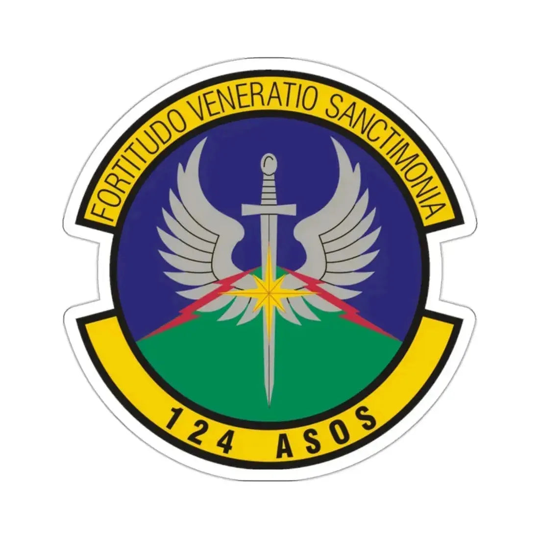 124th Air Support Operations Squadron (U.S. Air Force) STICKER Vinyl Die-Cut Decal - The Sticker Space