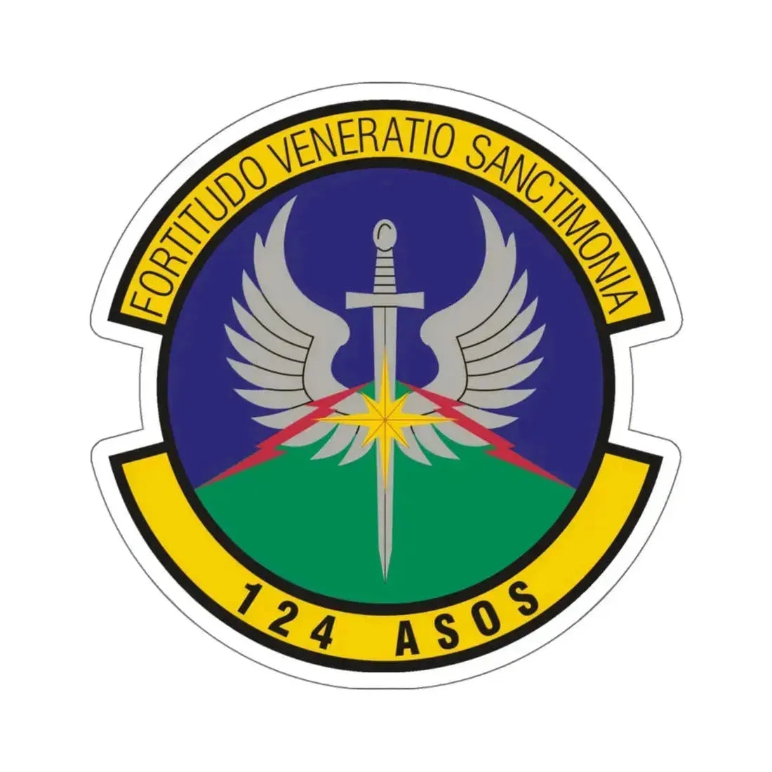 124th Air Support Operations Squadron (U.S. Air Force) STICKER Vinyl Die-Cut Decal - The Sticker Space