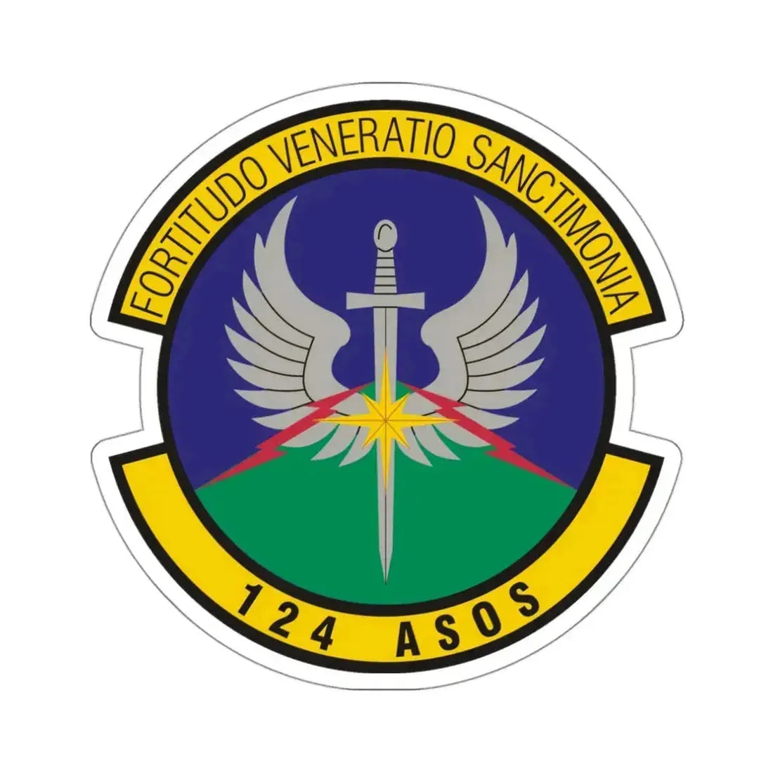 124th Air Support Operations Squadron (U.S. Air Force) STICKER Vinyl Die-Cut Decal - The Sticker Space