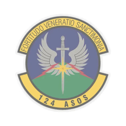 124th Air Support Operations Squadron (U.S. Air Force) STICKER Vinyl Kiss-Cut Decal 2 Inch Transparent - The Sticker Space