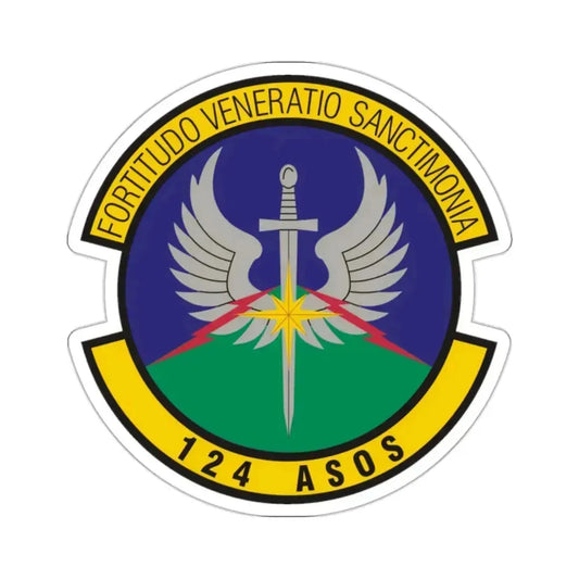 124th Air Support Operations Squadron (U.S. Air Force) STICKER Vinyl Kiss-Cut Decal 2 Inch White - The Sticker Space