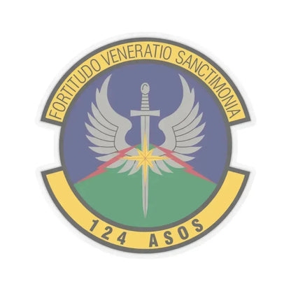 124th Air Support Operations Squadron (U.S. Air Force) STICKER Vinyl Kiss-Cut Decal 3 Inch Transparent - The Sticker Space