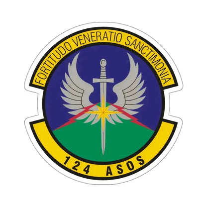 124th Air Support Operations Squadron (U.S. Air Force) STICKER Vinyl Kiss-Cut Decal 3 Inch White - The Sticker Space