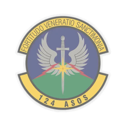 124th Air Support Operations Squadron (U.S. Air Force) STICKER Vinyl Kiss-Cut Decal 4 Inch Transparent - The Sticker Space