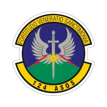 124th Air Support Operations Squadron (U.S. Air Force) STICKER Vinyl Kiss-Cut Decal 4 Inch White - The Sticker Space