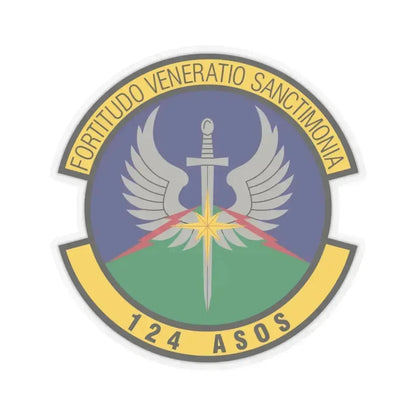 124th Air Support Operations Squadron (U.S. Air Force) STICKER Vinyl Kiss-Cut Decal 6 Inch Transparent - The Sticker Space