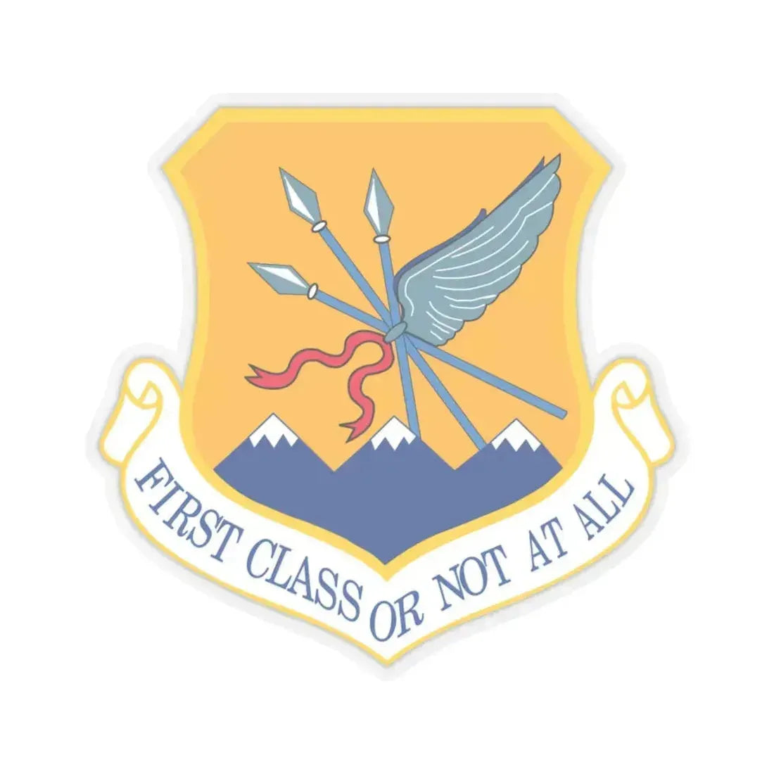 124th Fighter Wing (U.S. Air Force) STICKER Vinyl Kiss-Cut Decal 6 Inch Transparent - The Sticker Space