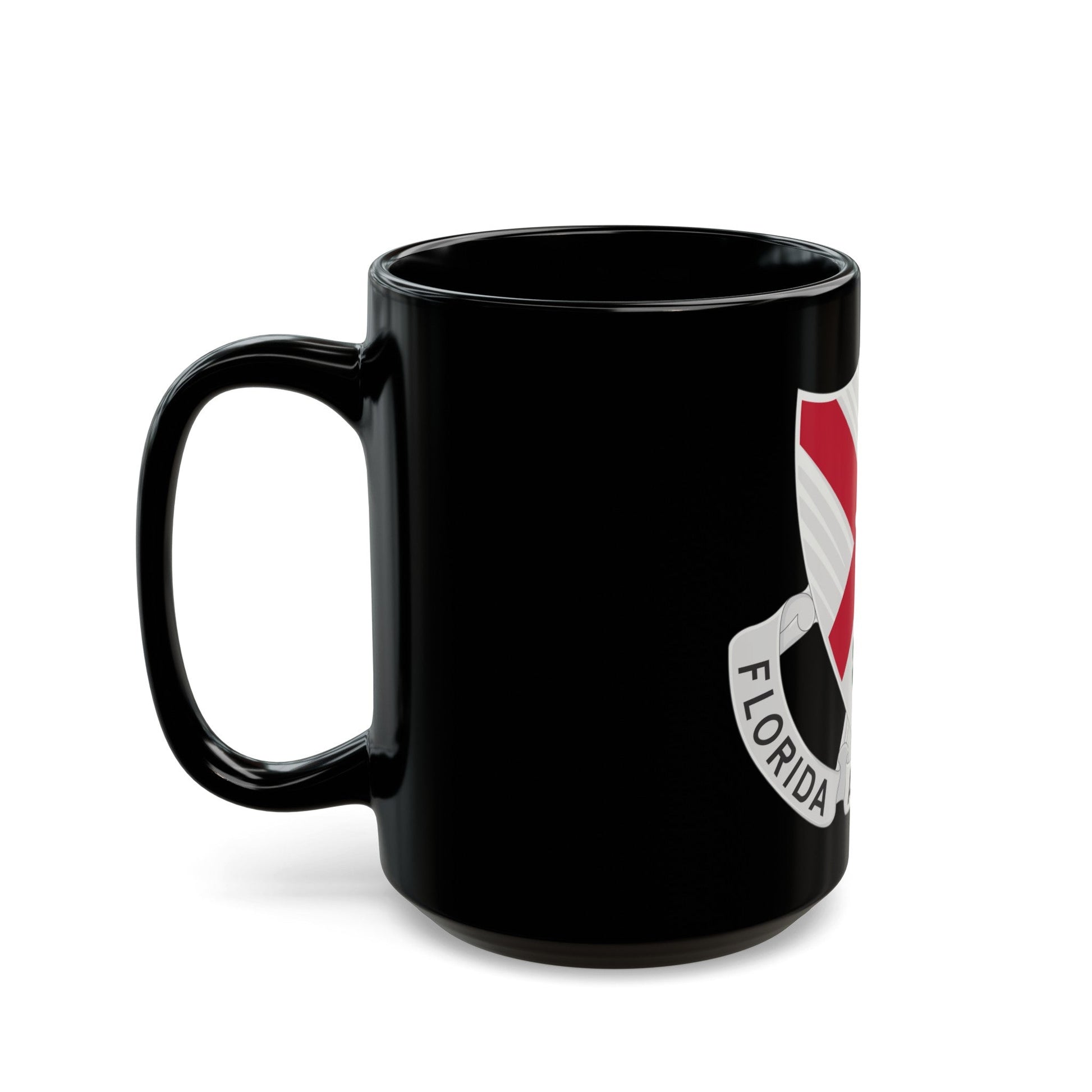 124th Infantry Regiment (U.S. Army) Black Coffee Mug-The Sticker Space