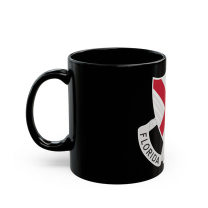 124th Infantry Regiment (U.S. Army) Black Coffee Mug-The Sticker Space