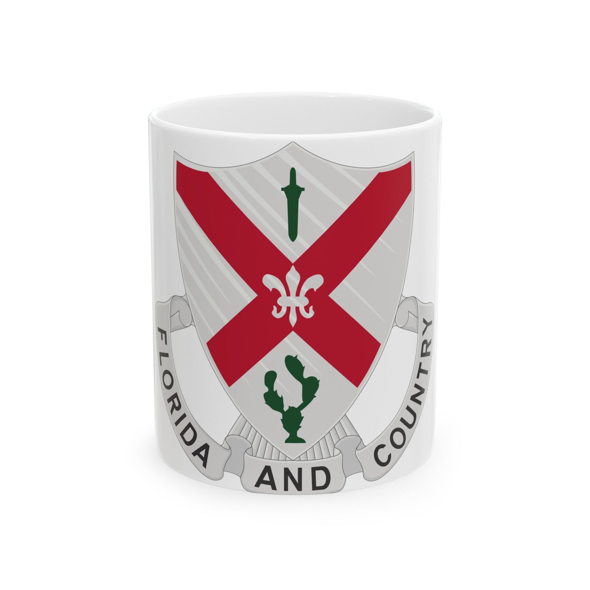 124th Infantry Regiment (U.S. Army) White Coffee Mug-11oz-The Sticker Space