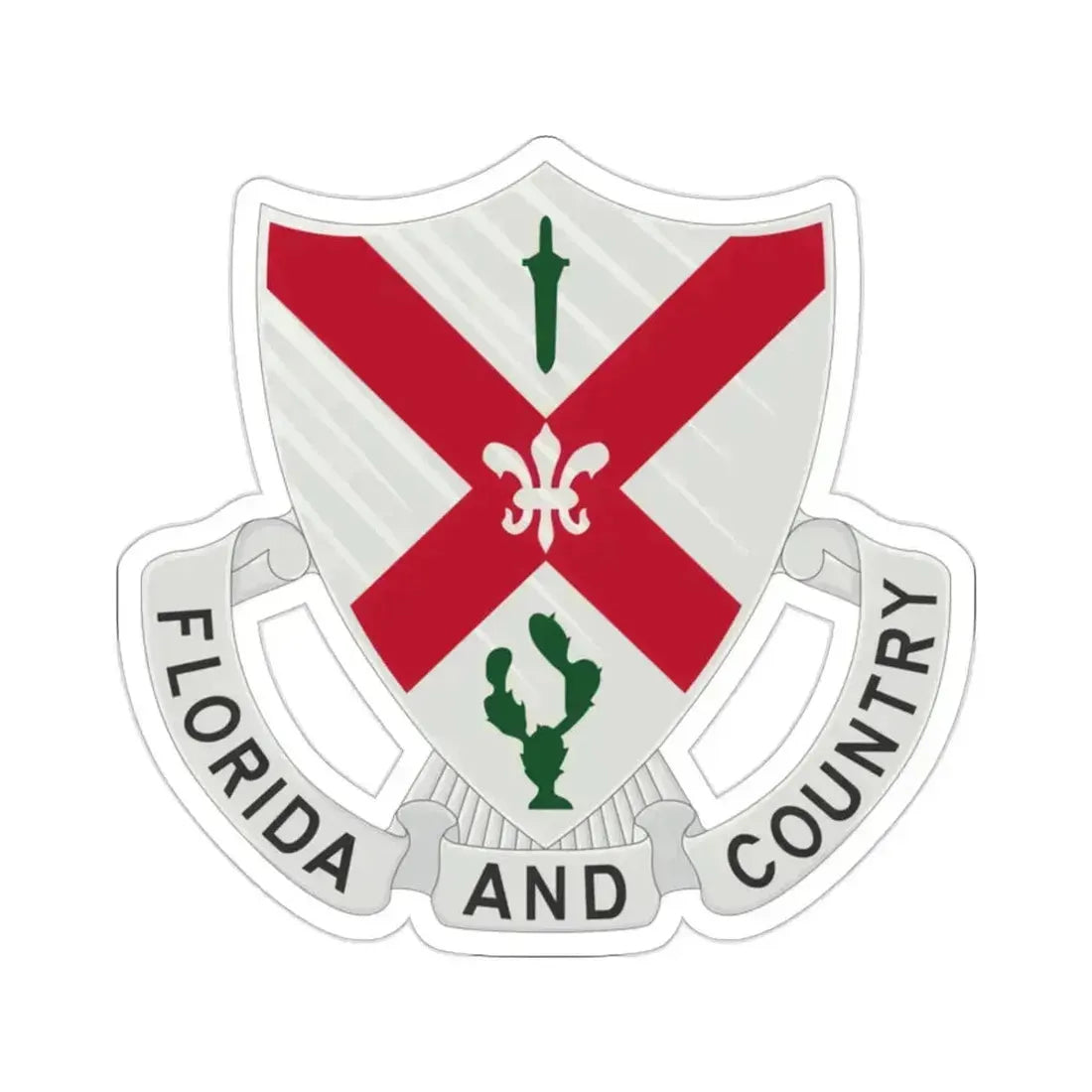 124th Infantry Regiment (U.S. Army) STICKER Vinyl Die-Cut Decal 2 Inch - The Sticker Space