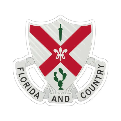 124th Infantry Regiment (U.S. Army) STICKER Vinyl Die-Cut Decal 3 Inch - The Sticker Space