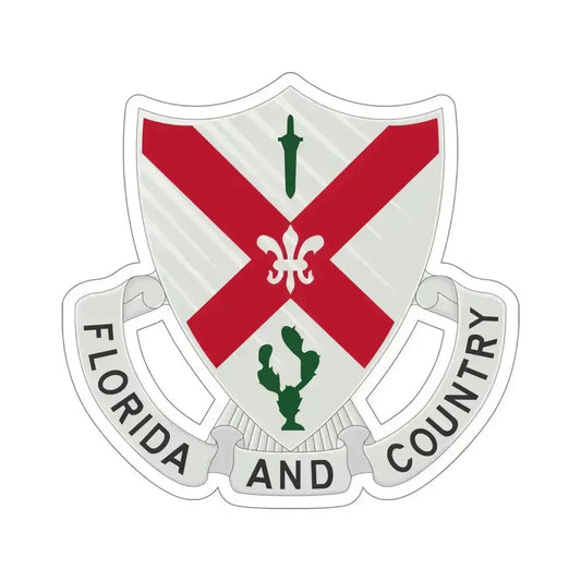 124th Infantry Regiment (U.S. Army) STICKER Vinyl Die-Cut Decal 6 Inch - The Sticker Space