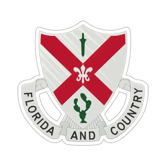 124th Infantry Regiment (U.S. Army) STICKER Vinyl Die-Cut Decal 6 Inch - The Sticker Space