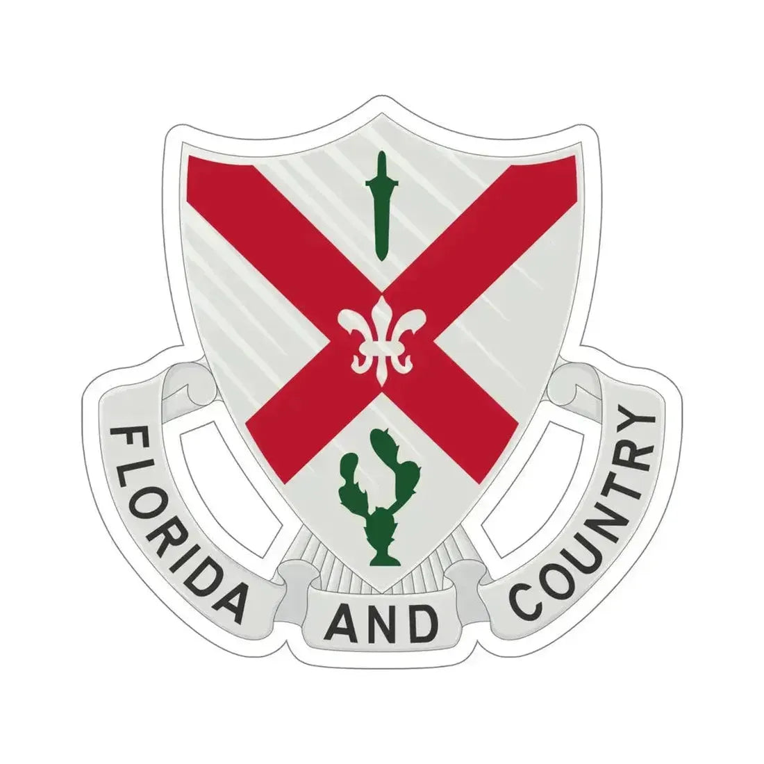 124th Infantry Regiment (U.S. Army) STICKER Vinyl Die-Cut Decal - The Sticker Space