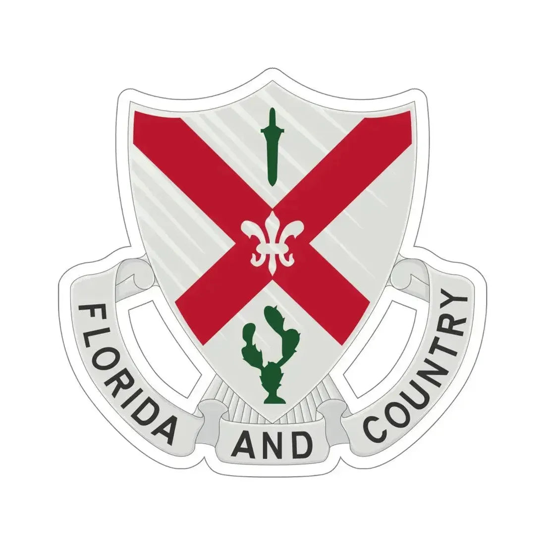 124th Infantry Regiment (U.S. Army) STICKER Vinyl Die-Cut Decal - The Sticker Space